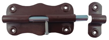 ZASUWKA UNIWERSALNA DO BRAM DRZWI 125 MM BRĄZOWA