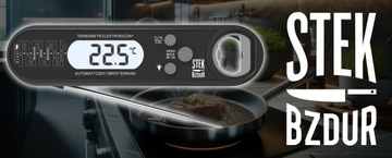 Цифровой кухонный термометр для мясных стейков, пищевых продуктов STEK BZDUR, ЖК-зонд