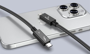 Thunderbolt 4 USB-C 1M 40GB/S PD100W 5A 8K60 Гц кабель