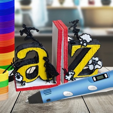 3D РУЧКА ДЛЯ ДЕТЕЙ 3D ПРИНТЕР ВОЛШЕБНАЯ 3D РУЧКА + РЕТРИЛЛИ 160 МЕТРОВ