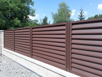 Ogrodzenie przęsło płot panel 120x200 Antracyt 1mb