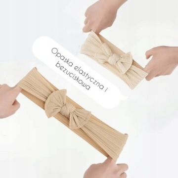 Комплект БЕНТ С БАНТОМ, 3 шт коричнево-бежевый БОХО лето.