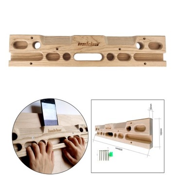 Деревянная доска для скалолазания Jugs Fingerboard 50х10см