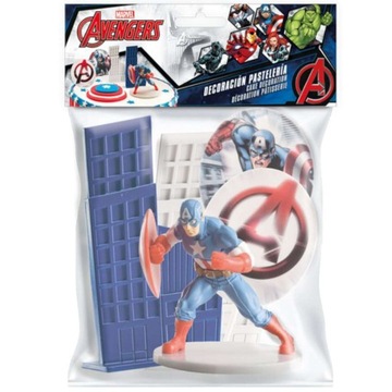 ФИГУРКА торта КАПИТАН АМЕРИКА, украшение МСТИТЕЛИ