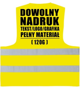 Светоотражающий жилет OHS с ПРИНТОМ, ТОЛСТАЯ XXL