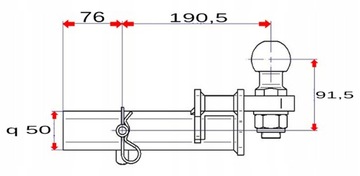БУКСИРОВОЧНЫЙ КРЮК УДЛИНЕННЫЙ АДАПТЕР LEXUS GX460 США