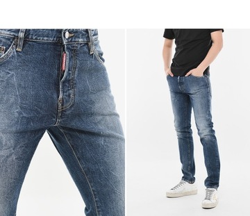 DSQUARED2 męskie jeansy spodnie COOL GUY JEAN ROZ.IT/52