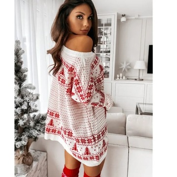 Autumn and Winter New Knitted Sweater Women's Chri