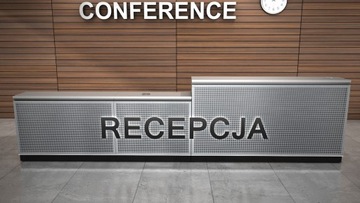 Lada recepcyjna R127 podświetlana LED 400x75cm