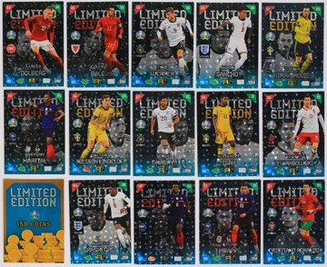 15 kart Limited zestaw KICK OFF 2021 Euro 2020 Ronaldo Lewandowski Mbappe