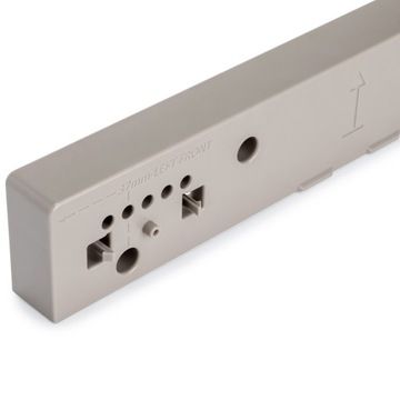 Корзина для обуви СТОРОНА ЛЕВАЯ HACK БЕЖЕВАЯ Выдвижная полка EMUCA + ПРОСТАВКИ