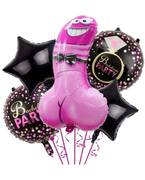 BALONY PENIS BRIDE TO BE WIECZÓR PANIEŃSKI 5szt w2