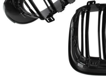 Решетка с имитацией почек, блестящая, 2 шт. для BMW X3 X4 F25 F26 M, глянцевый пакет