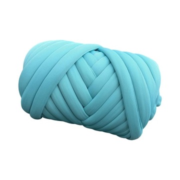 Przędza rurowa Jumbo DIY 1000G gruba przędza w kolorze niebieskim