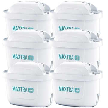 ORYGINALNE WKŁADY FILTRUJĄCE DO DZBANKA BRITA MAXTRA+ PURE PERFORMANCE 6SZT