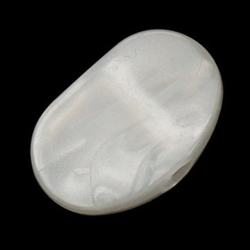 Набор из 6 универсальных гитарных тюнеров с овальными кнопками и настроечным ключом белого цвета.