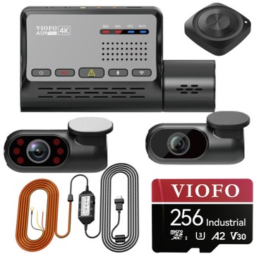 KAMERA SAMOCHODOWA VIOFO A139 PRO 3CH Ultra Set