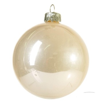 Bombka ozdoba EUROFIRANY Adela 8cm krem