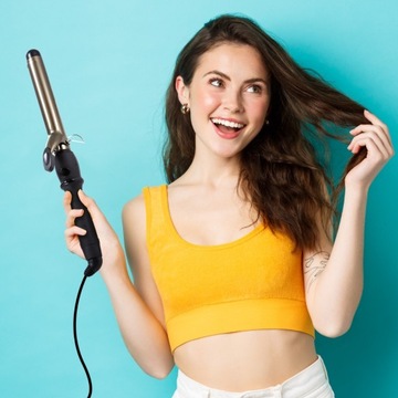 ПЛЁЙКА ДЛЯ ЗАВИВКИ КУДРОВ, КЕРАМИЧЕСКИЙ ИНВЕРТОР 19ММ, 200 ГРАДУСОВ