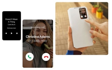 ОРИГИНАЛЬНЫЙ ЧЕХОЛ-БУМАЖНИК SMART VIEW ДЛЯ SAMSUNG GALAXY S24 С ЧЕРНОЙ КРЫШКОЙ
