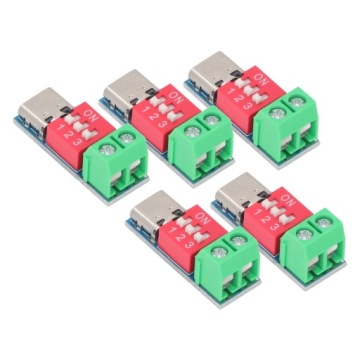 5PCS Триггерный модуль USB Type C на 5 В 9 В 12 В 20 В PD PD NB Модуль