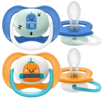2 SMOCZKI AVENT ULTRA AIR 6-18M SCF080/10 +ETUI DO STERYLIZACJI W MIKROFALI