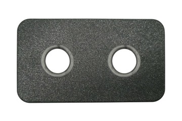 Rozeta zespolona prost. 50mm Ø 22 mm antracyt
