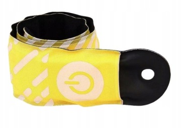 Самозапирающаяся светодиодная светоотражающая лента, желтая, 2 шт.