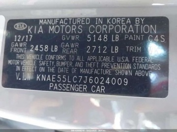 Kia Stinger 2017 Kia Stinger 3.3 V6 benzyna 365KM 4X4 wersja GT2 piekny kolor 3.3 366KM, zdjęcie 19