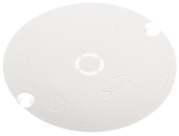Pokrywa puszki zlicowana przykręcana 60mm biała (do puszek PV60K i PV60D) P