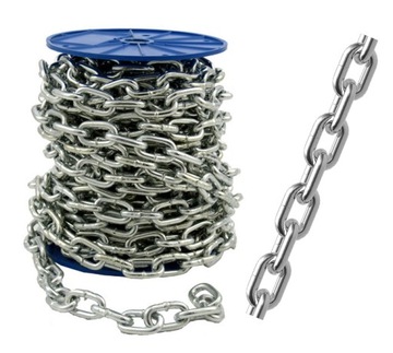 ŁAŃCUCH TECHNICZNY GOSPODARCZY OCYNK 8MM D1 10mb