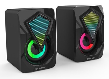 Denver GAS500 Głośniki gamingowe oświetleniem RGB