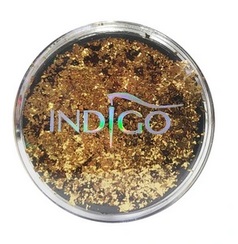 sla INDIGO flame effect ZŁOTY ELDORADO FLAKES gold