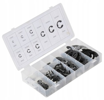 Кольца Seger, набор зажимов Seger, Geko G02914