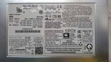 Навигация мультимедийная MMI MIB3 VW PASSAT ARTEON T-ROC T-CROSS 3G1035820B