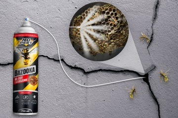 СПРЕЙ-АЭРОЗОЛЬНЫЙ ПРЕПАРАТ ОТ ОС И ШЕРШЕНЕЙ БАЗУКА 750МЛ (2 ШТ)