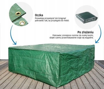 ЧЕХОЛ ДЛЯ САДОВОЙ МЕБЕЛИ СТОЛ-СТУЛЬЯ ТАРПАУ