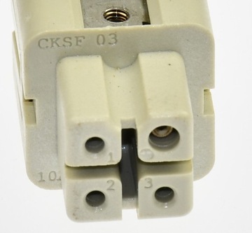 CKSM 03 CKSF 03 ILME HDC разъем 4-контактный 3+PE 10А 400В с герметичным корпусом