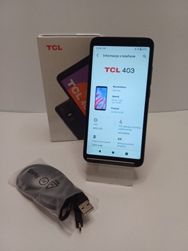 Smartfon TCL 403 2 GB / 32 GB 4G (LTE) czarny