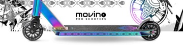 Трюковый самокат MOVINO GLIDE NEOCHROME