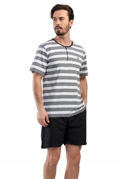 Piżama Męska bawełniana krótki Vienetta 2XL + size