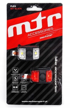 КОМПЛЕКТ ВЕЛОСИПЕДНЫХ ФАР ДЛЯ ВЕЛОСИПЕДА ПЕРЕДНЕЙ ЧАСТИ + ЗАДНИЙ СВЕТОДИОД