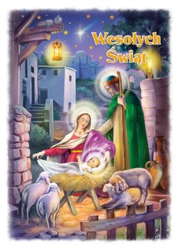 POCZTÓWKA KARTKA Boże Narodzenie ŚWIĘTA 1 SZTUKA