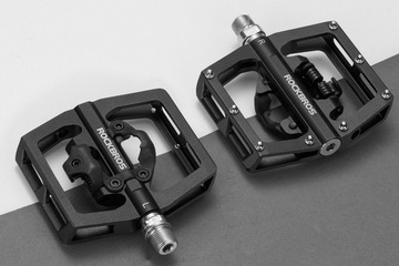 Велосипедные педали ROCKBROS платформа 2в1+спд PD15-BK