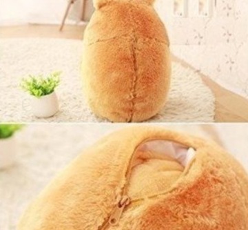 БОЛЬШОЙ плюшевый талисман 3В1 ПОДУШКА С ОДЕЯЛЕМ Хомяк 45 см!