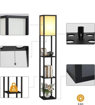 Постоянная стойка на полу на пол для хранения 160 см