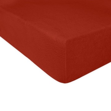 Prześcieradło FROTTE 180x200 wz. bordowy