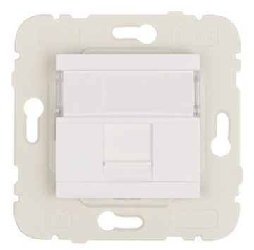 EFAPEL QUADRO45 GNIAZDO RJ45 KAT6 45455 KWBR BIAŁY