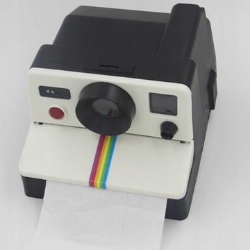 ДЕРЖАТЕЛЬ ДЛЯ ТУАЛЕТНОЙ БУМАГИ POLAROID CAMERA