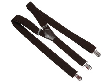 SZELKI DO SPODNI 2,5 cm - BRĄZOWE